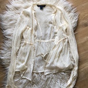 French Connection sheer Silk blouse